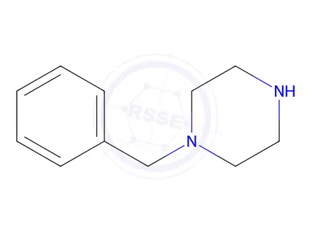 Chemical structure of 1-BENZYLPIPERAZINE