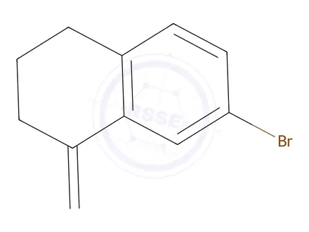 Chemical structure of 7-Bromo-1-methylene-1,2,3,4-tetrahydronaphthalene