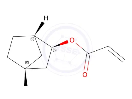 Chemical structure of norbornan-2-yl prop-2-enoate