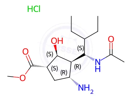Chemical structure of Peramivir Intermediate Impurity 35(Hydrochloride)