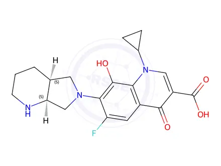 Chemical structure of Moxifloxacin EP Impurity E