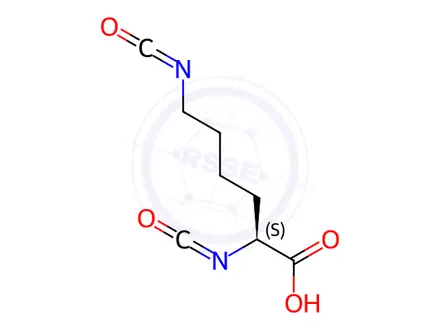 Chemical structure of Methyl Ester L-Lysine Diisocyanate