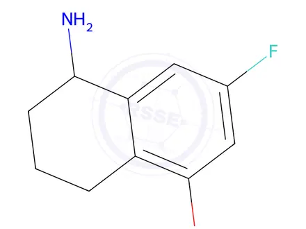 Chemical structure of 5-Amino-3-fluoro-5,6,7,8-tetrahydronaphthalen-1-ol