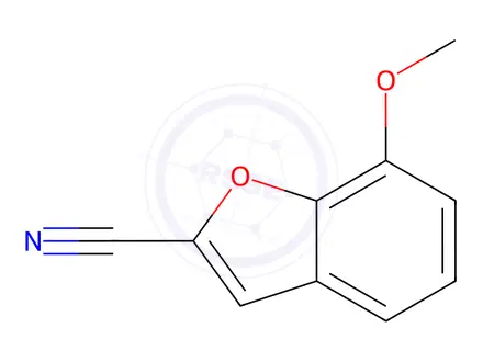 Chemical structure of 7-Methoxybenzofuran-2-carbonitrile