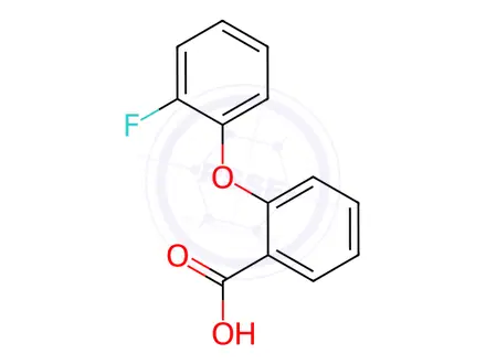 Chemical structure of 2-(2-Fluorophenoxy)benzoic Acid