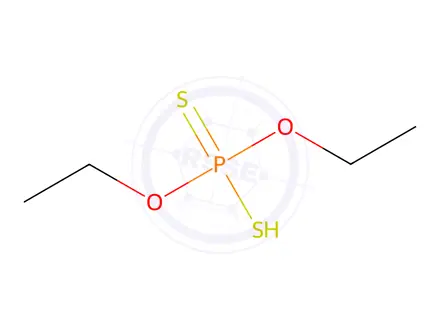 Chemical structure of O,O-Diethyl Dithiophosphate