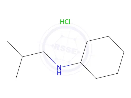 Chemical structure of n-(2-Methylpropyl)cyclohexanamine hydrochloride
