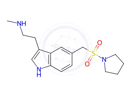Chemical structure of Almotriptan Impurity 3 (Almotriptan EP Impurity A) (Almotriptan USP Related Compound C)