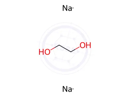Chemical structure of Ethylene Glycol Disodium Salt
