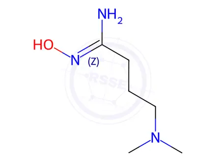 Chemical structure of 4-(Dimethylamino)-n'-hydroxybutanimidamide dihydrochloride