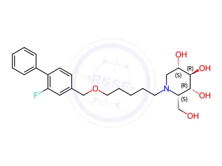 Chemical structure of Nizubaglustat