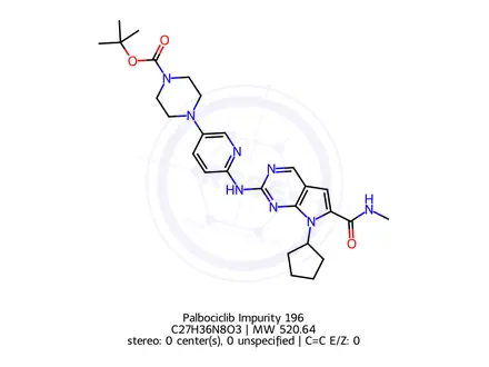 Chemical structure of Palbociclib Impurity 394