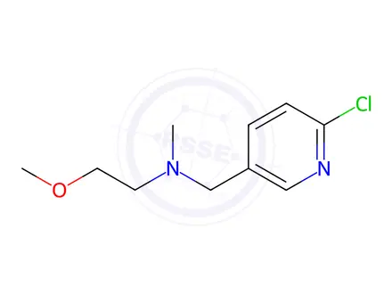 Chemical structure of N-((6-chloropyridin-3-yl)methyl)-2-methoxy-N-methylethan-1-amine