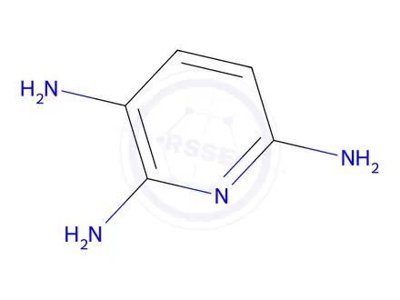 Chemical structure of PYRIDINE-2,3,6-TRIAMINE