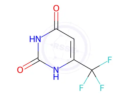 Chemical structure of 6-(Trifluoromethyl)pyrimidine-2,4-diol