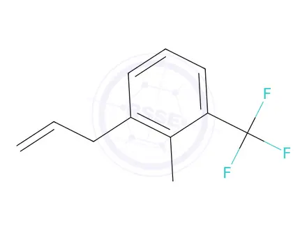 Chemical structure of 1-Allyl-2-methyl-3-(trifluoromethyl)benzene