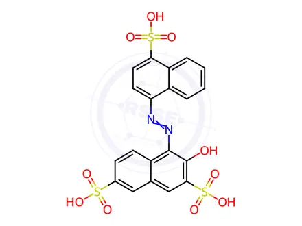 Chemical structure of Allura Red AC Impurity 1 Monomer