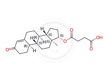 Chemical structure of Nandrolone Hydrogen Succinate