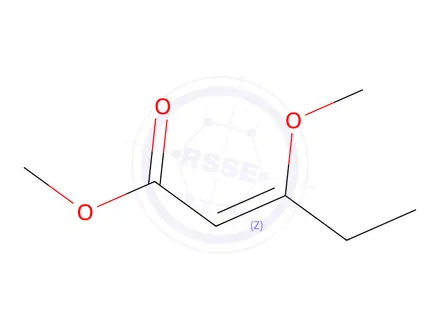 Chemical structure of 3-Methoxy-2-pentenoic Acid Methyl Ester