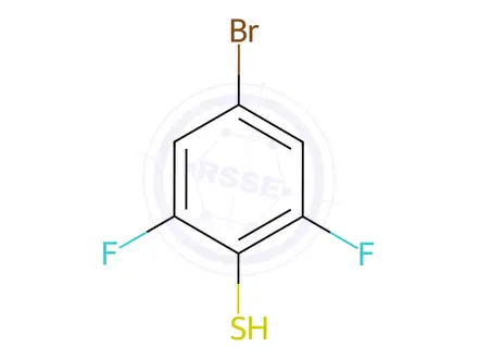 Chemical structure of 4-Bromo-2,6-difluorobenzenethiol