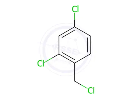 Chemical structure of Miconazole Impurity 10 (2,4-Dichlorobenzyl Chloride)