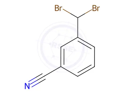 Chemical structure of 3-(Dibromomethyl)benzonitrile