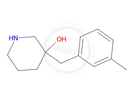 Chemical structure of 3-(3-Methylbenzyl)piperidin-3-ol