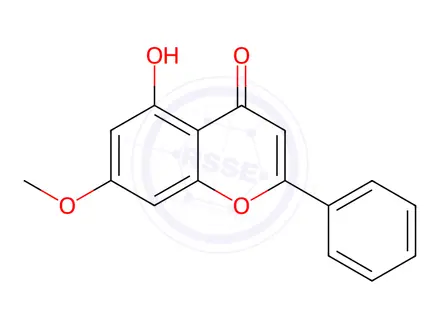 Chemical structure of Tectochrysin