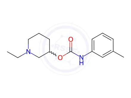 Chemical structure of m-Methylcarbanilic acid 1-ethyl-3-piperidinyl ester