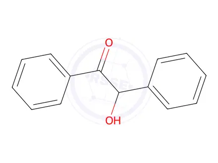 Chemical structure of Benzoin