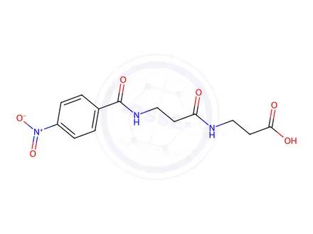 Chemical structure of 3-(3-(4-Nitrobenzamido)propanamido)propanoic acid