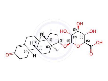 Chemical structure of Nandrolone β-D-Glucuronide