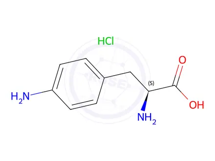 Chemical structure of p-Amino-L-phenylalanine Hydrochloride
