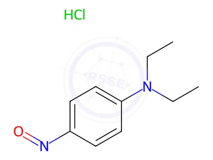 Chemical structure of N,N-Diethyl-4-nitrosoaniline HCl