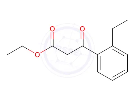 Chemical structure of Ethyl 3-(2-ethylphenyl)-3-oxopropanoate