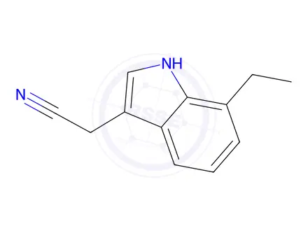 Chemical structure of 2-(7-Ethyl-1h-indol-3-yl)acetonitrile