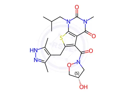 Chemical structure of AR-C155858
