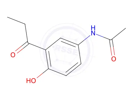 Chemical structure of 5'-Acetamido-2'-HydroxyPropiophenone