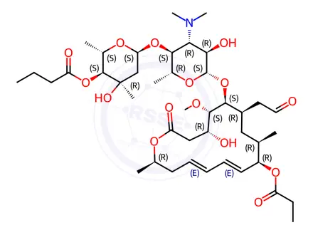Chemical structure of Josamycin Propionate EP Impurity B