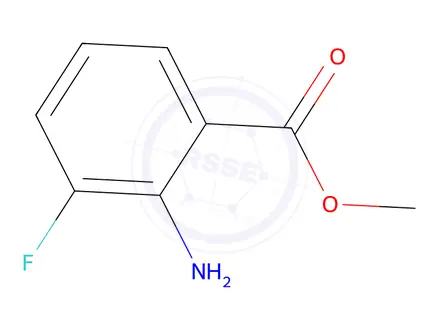 Chemical structure of Methyl 2-amino-3-fluorobenzoate