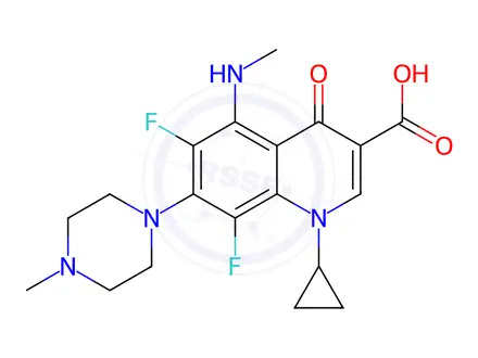 Chemical structure of Sparfloxacin Impurity 21