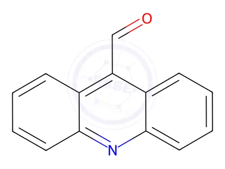 Chemical structure of Acridine-9-carboxaldehyde