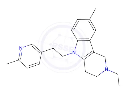Chemical structure of Dimebon Impurity 8