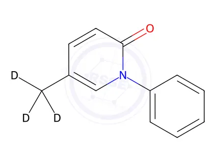 Chemical structure of Pirfenidone-d3