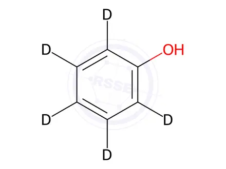Chemical structure of Phenol-d5