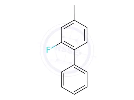 Chemical structure of 2-Fluoro-4-methylbiphenyl
