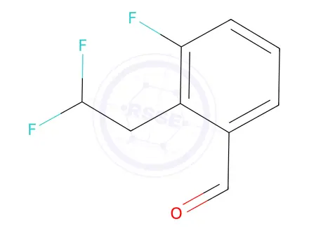 Chemical structure of 2-(2,2-Difluoroethyl)-3-fluorobenzaldehyde