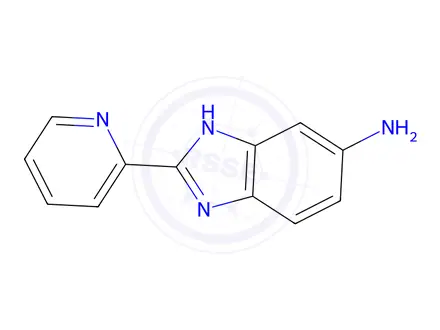 Chemical structure of 2-(pyridin-2-yl)-1H-1,3-benzodiazol-6-amine