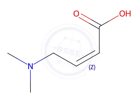 Chemical structure of (2Z)-4-(Dimethylamino)-2-butenoic acid
