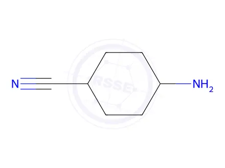 Chemical structure of 4-Aminocyclohexane-1-carbonitrile